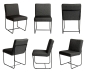 Preview: STERN® Loungeserie MIA Edelstahl schwarz matt