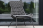 Preview: STERN® Relax Sessel GRETA Kordel-Optik mit Kissen