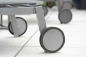 Preview: STERN® Rollenliege ROBIN Aluminium stapelbar