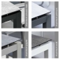Preview: STERN® Aluminium Tischgestell CLASSIC 6 Größen 4 Farben