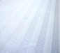 Preview: 4mm Streifsatin Bettwäsche LISANNE 140g weiß und silber