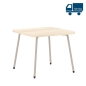 Preview: Beistelltisch ZONE 55 x 55 cm melaminbeschichtet