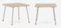 Preview: Beistelltisch ZONE 55 x 55 cm melaminbeschichtet