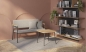 Preview: Beistelltisch ZONE 55 x 55 cm melaminbeschichtet