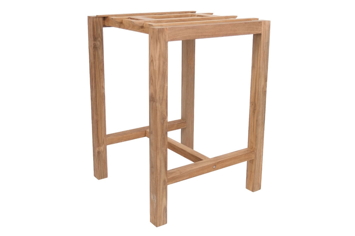 STERN® Bartischgestell THEO Old Teak für Tischplatte 80x80cm