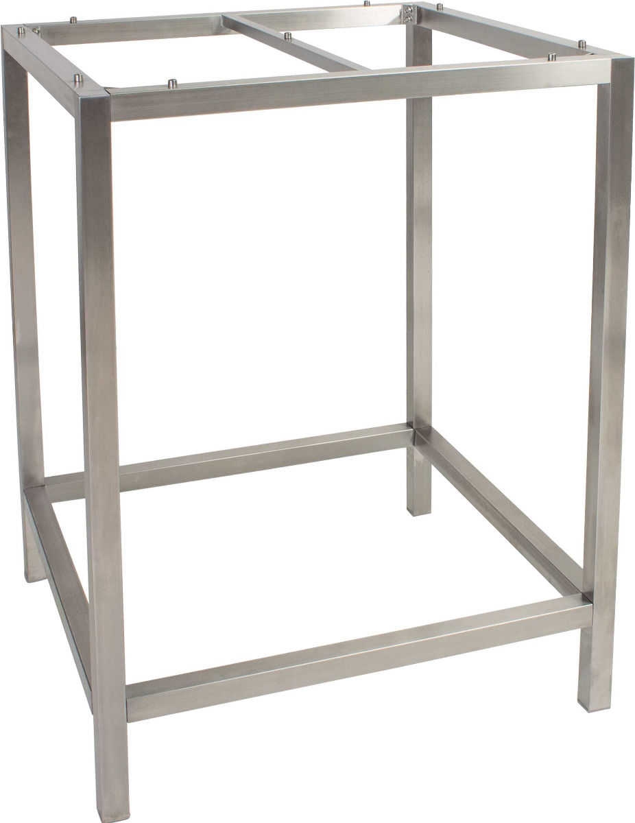 Preview: STERN® Stehtischgestell CLASSIC Edelstahl Vierkant 80x80cm