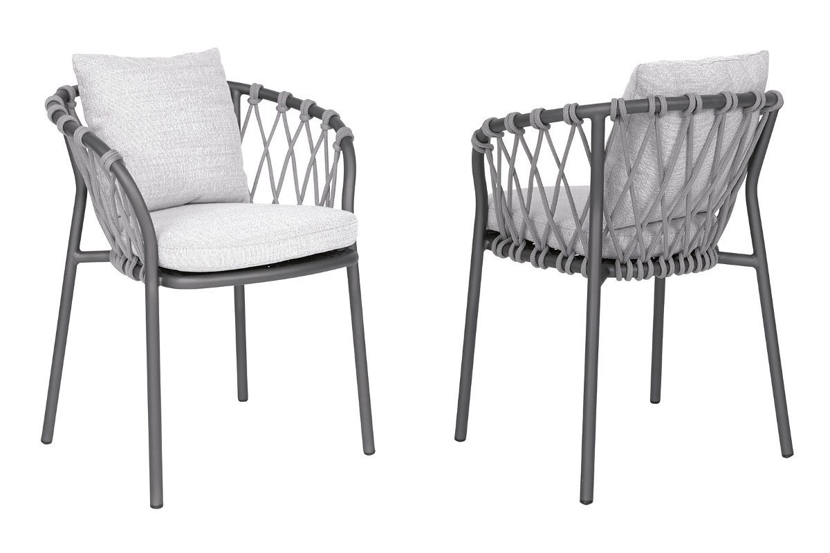 Preview: STERN® Sessel KLEA mit Sitz- und Rückenkissen