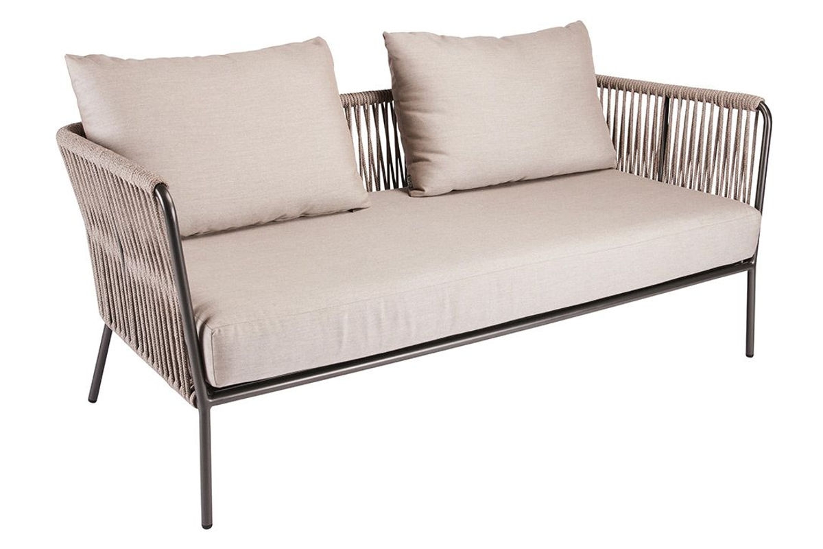 STERN® Sofa 2-Sitzer MARLA Kordel-Optik mit Kissen