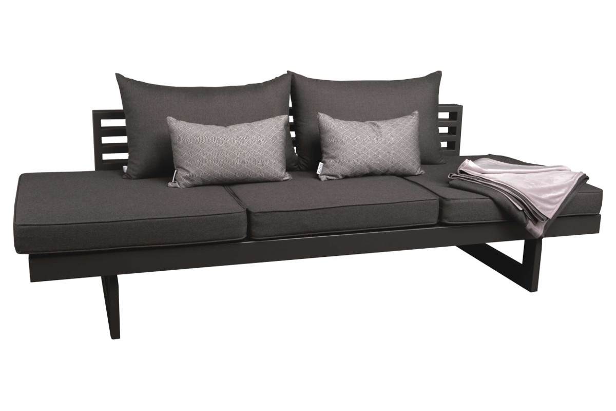 STERN® NEW HOLLY Best-of-Set grau mit Auflage & Kissen