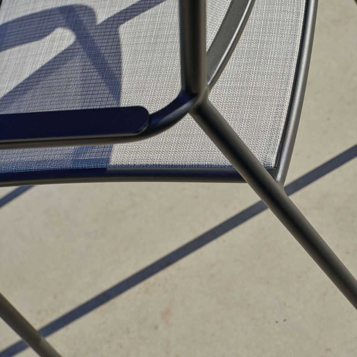STERN® Stapelsessel JORIS Aluminium mit Textilenbezug
