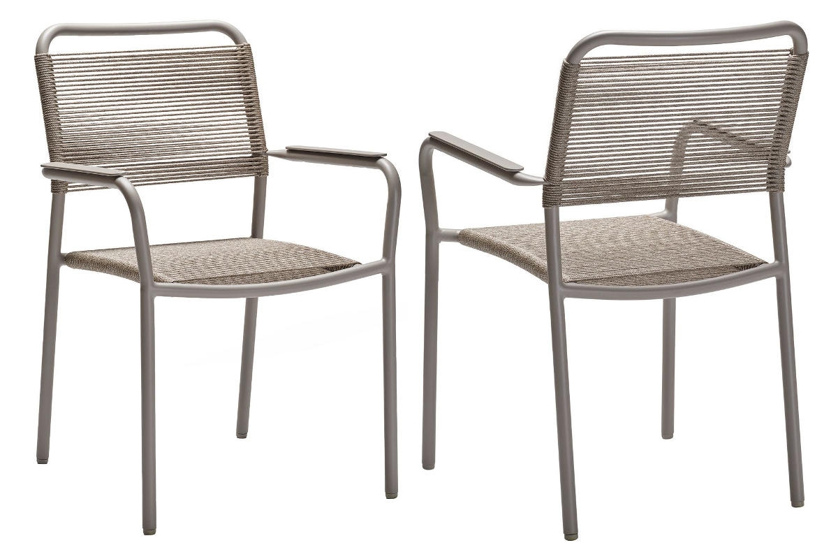Gestell & Kordel warmgrau