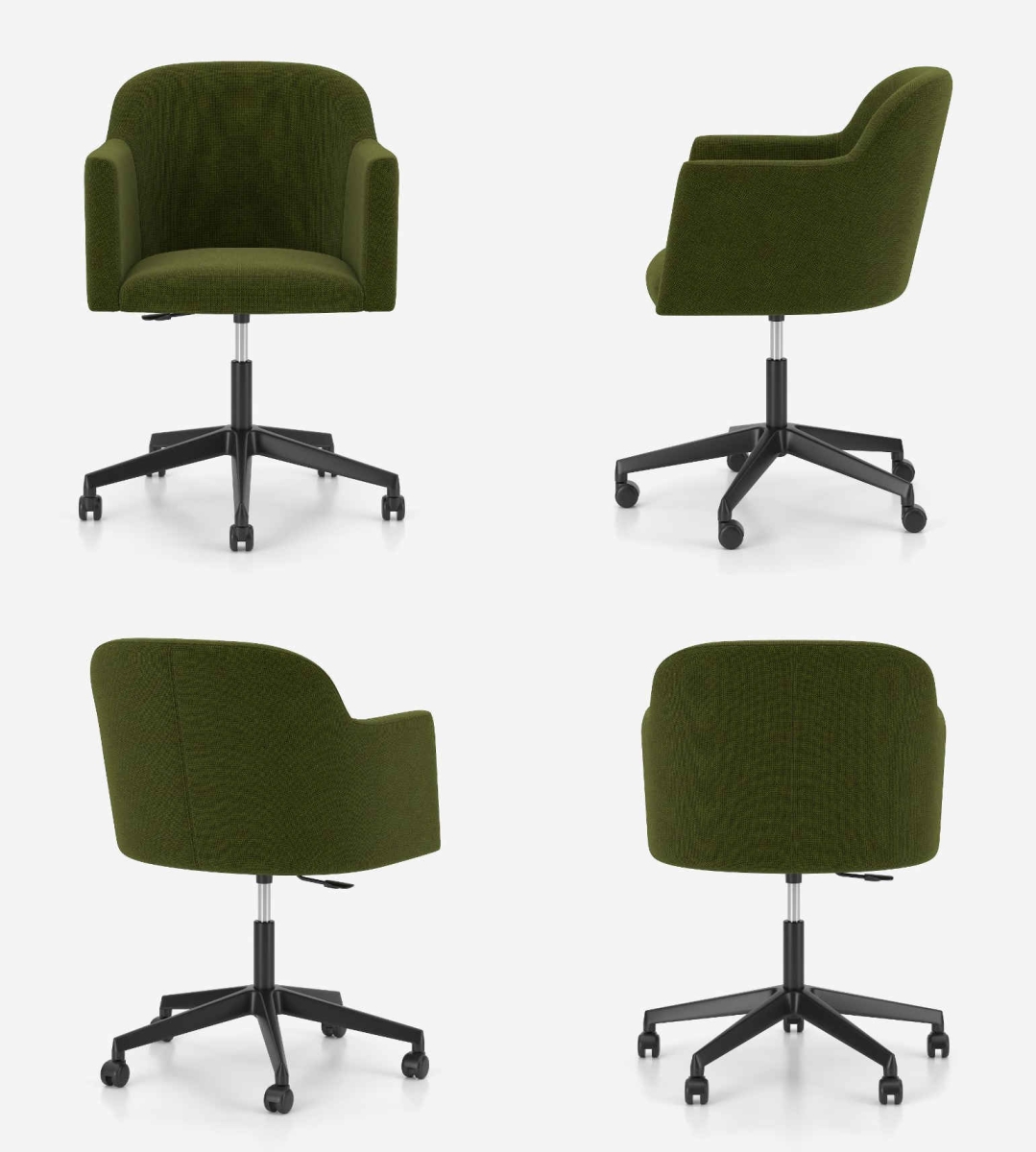 Dreh- Polstersessel ATHENA ST33 mit Rollen