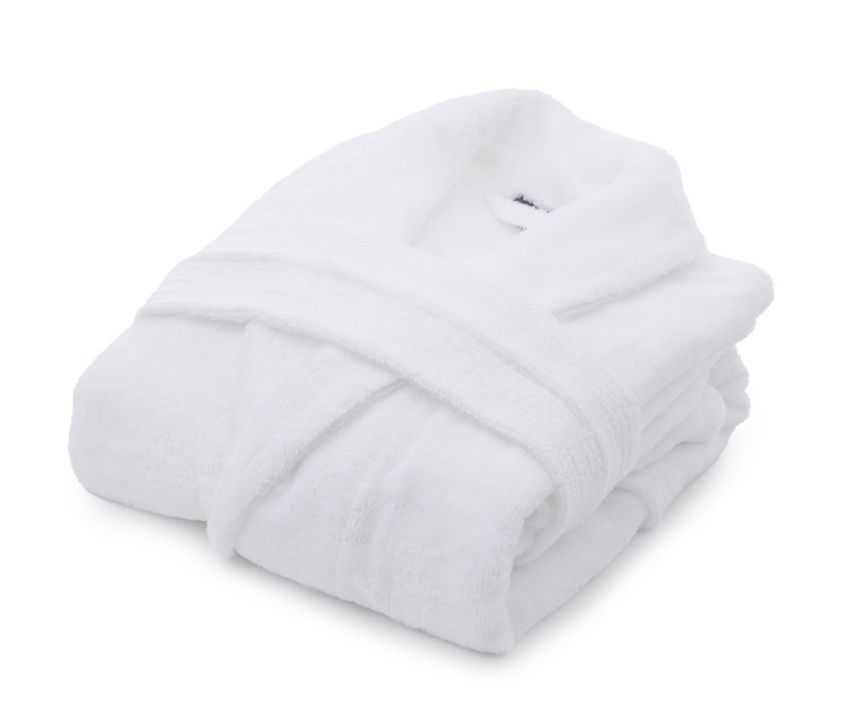 Preview: Duo-Soft Bademantel TRIEST mit Schalkragen Gr. S-3XL