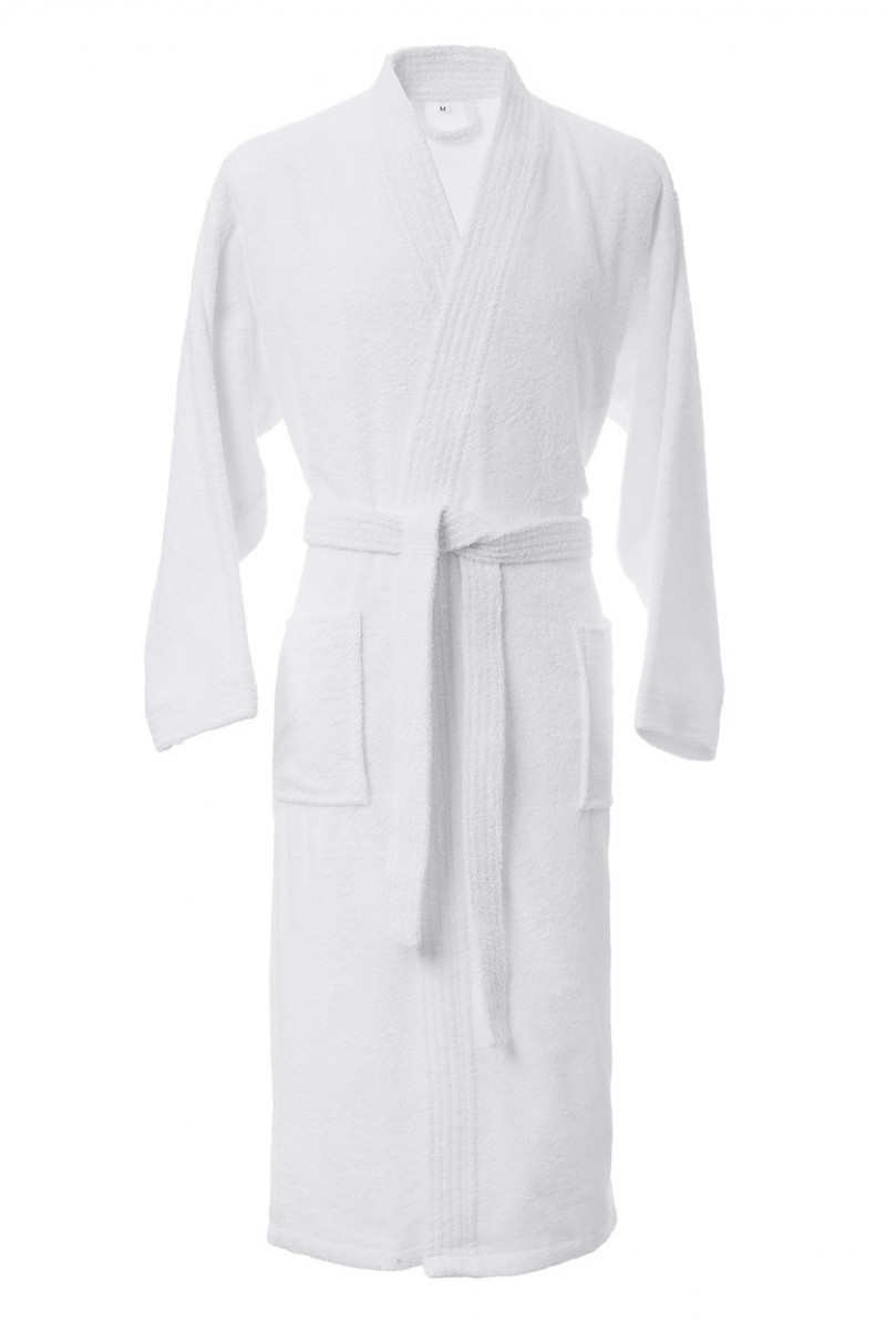 Bademantel VERONA Kimonoform oder Schalkragen Gr. M-3XL