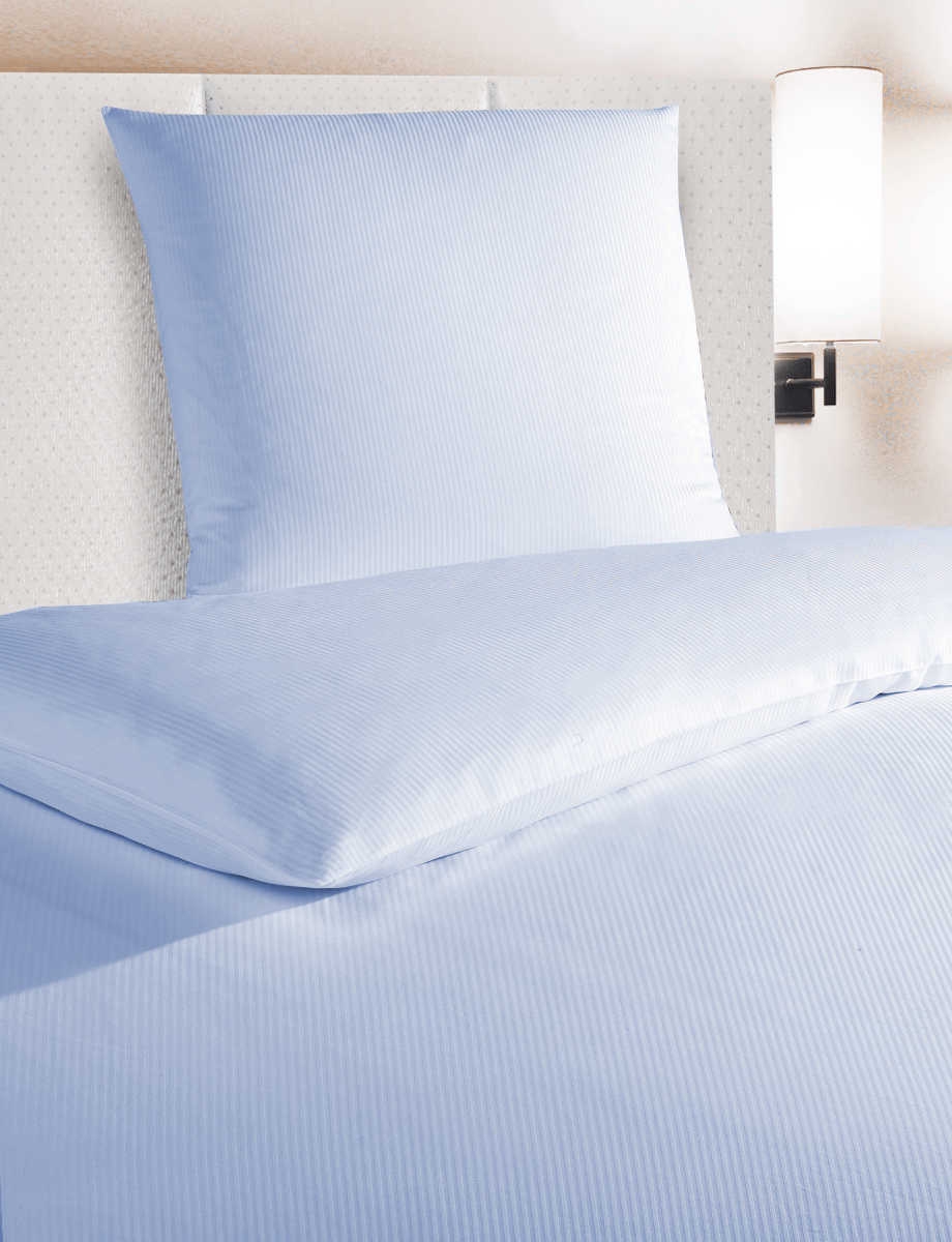 Preview: Bettwäsche LAURIN Streifsatin 100% Baumwolle