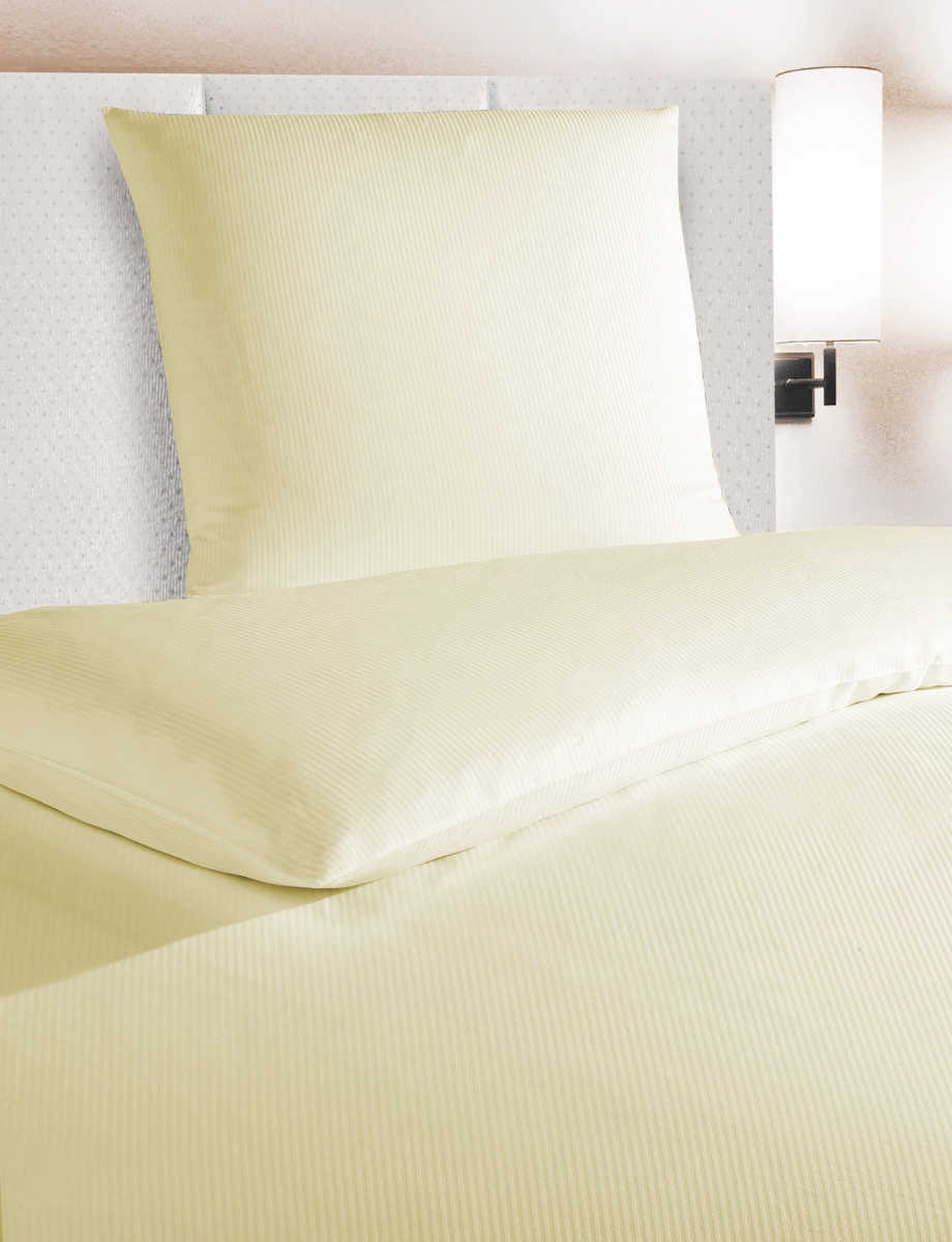 Preview: Bettwäsche LAURIN Streifsatin 100% Baumwolle