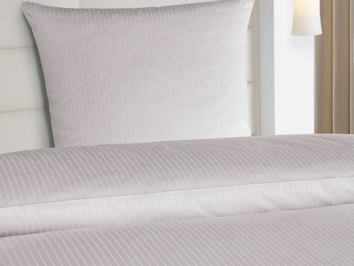 Bettwäsche VERENA Streifsatin 80% Baumwolle 20% Polyester