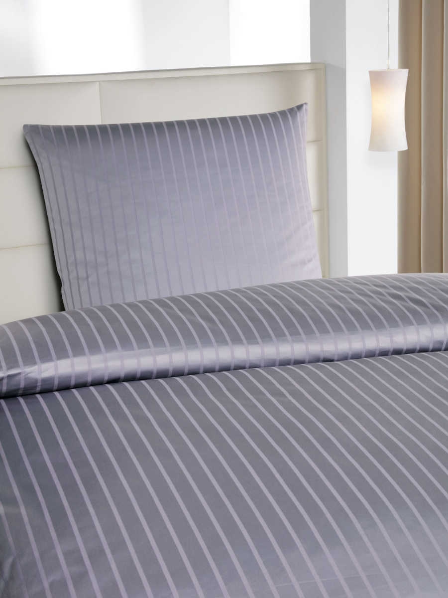 Bettwäsche VERONIKA Streifsatin 80% Baumwolle 20% Polyester