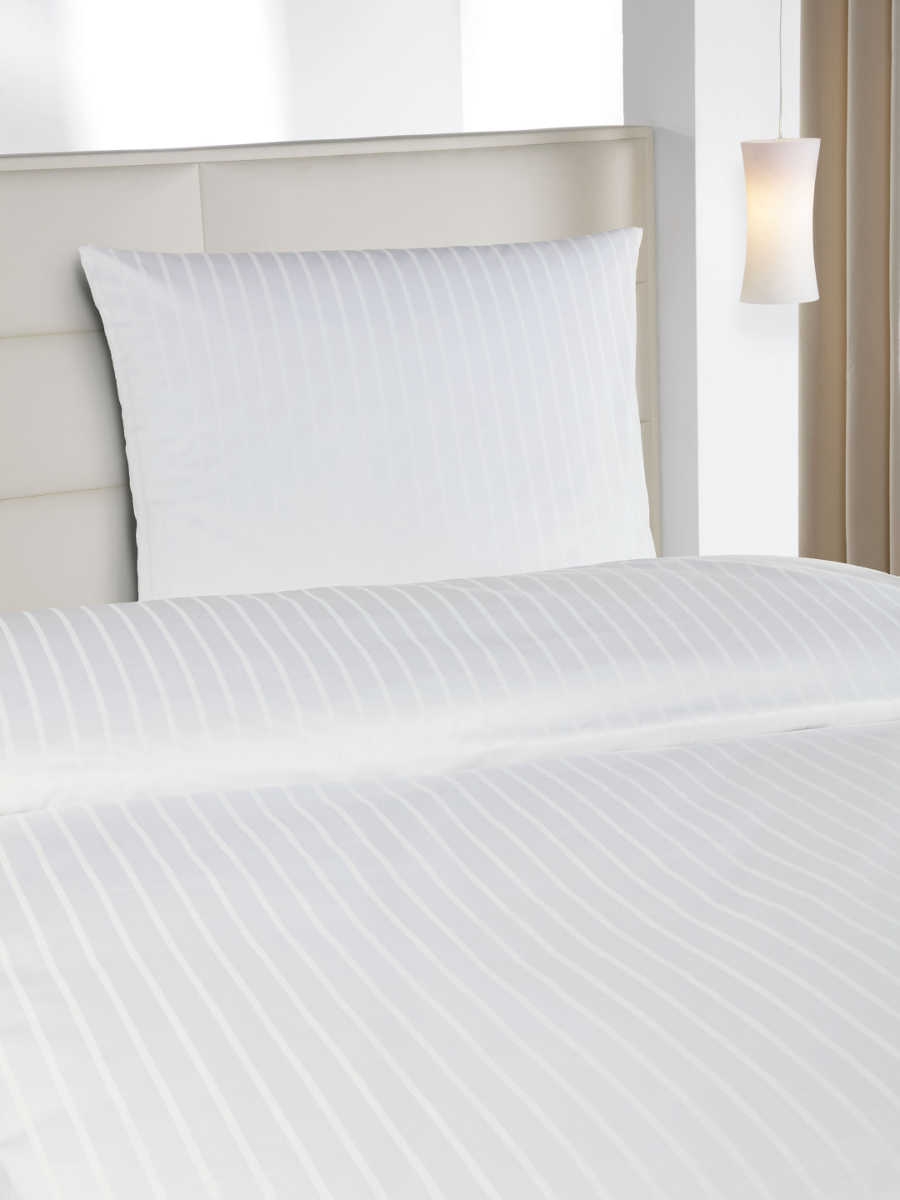 Bettwäsche VERONIKA Streifsatin 80% Baumwolle 20% Polyester