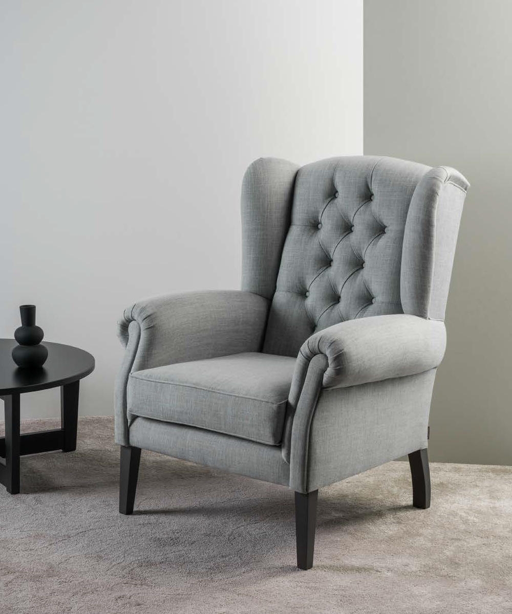 CASSALLO® Design Sessel OTTO 01 mit Knopfheftung