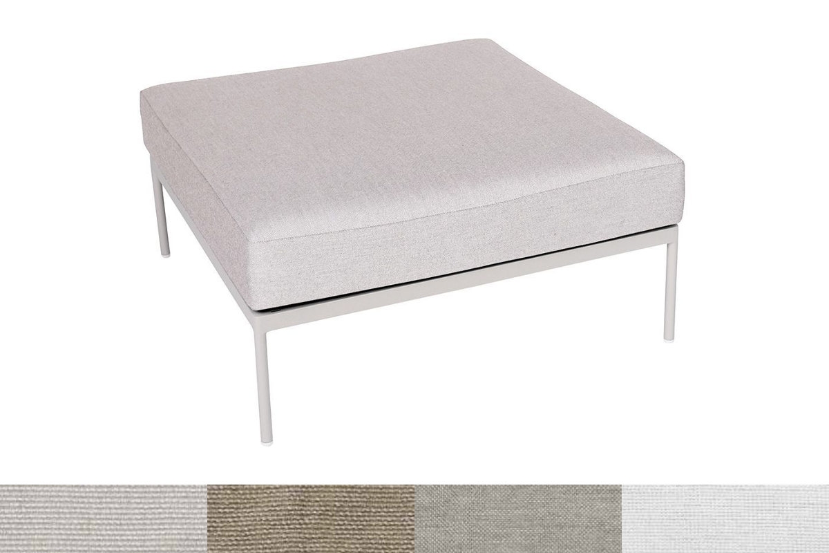 STERN® Lounge Hocker COCO Aluminium greige