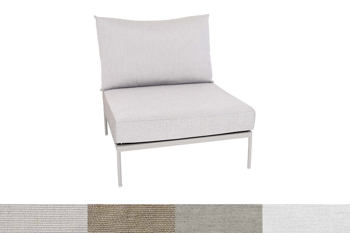 STERN® Lounge Mittelelement COCO Aluminium greige