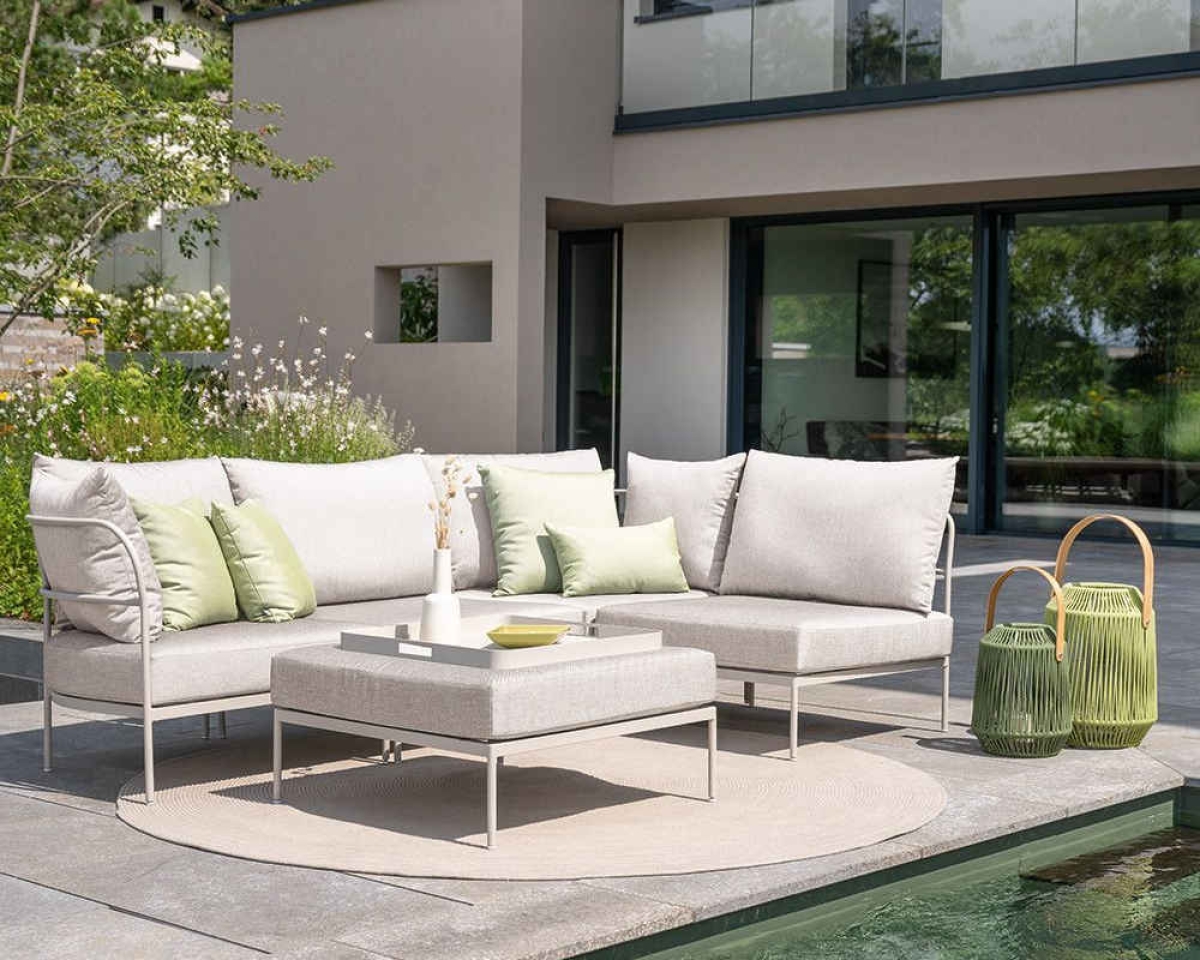 STERN® Lounge Eckelement COCO Aluminium greige