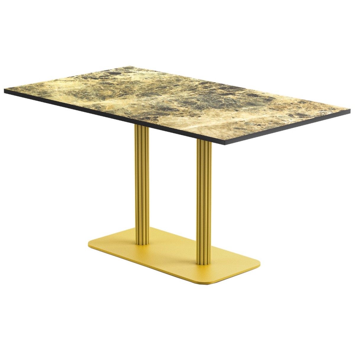 Tisch DUBAI FU 2 Säulen 80x160cm