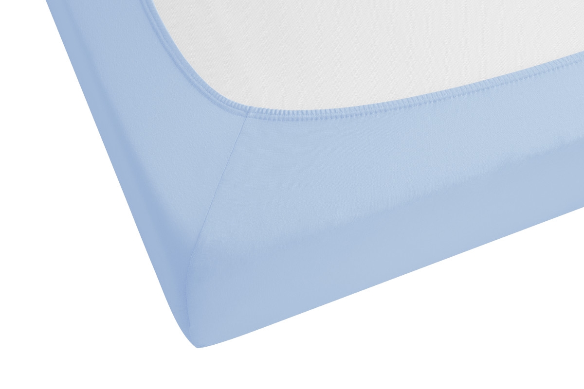 Preview: Feinjersey-Spannbetttuch 90/190-100/200cm in 5 Farben - VE04