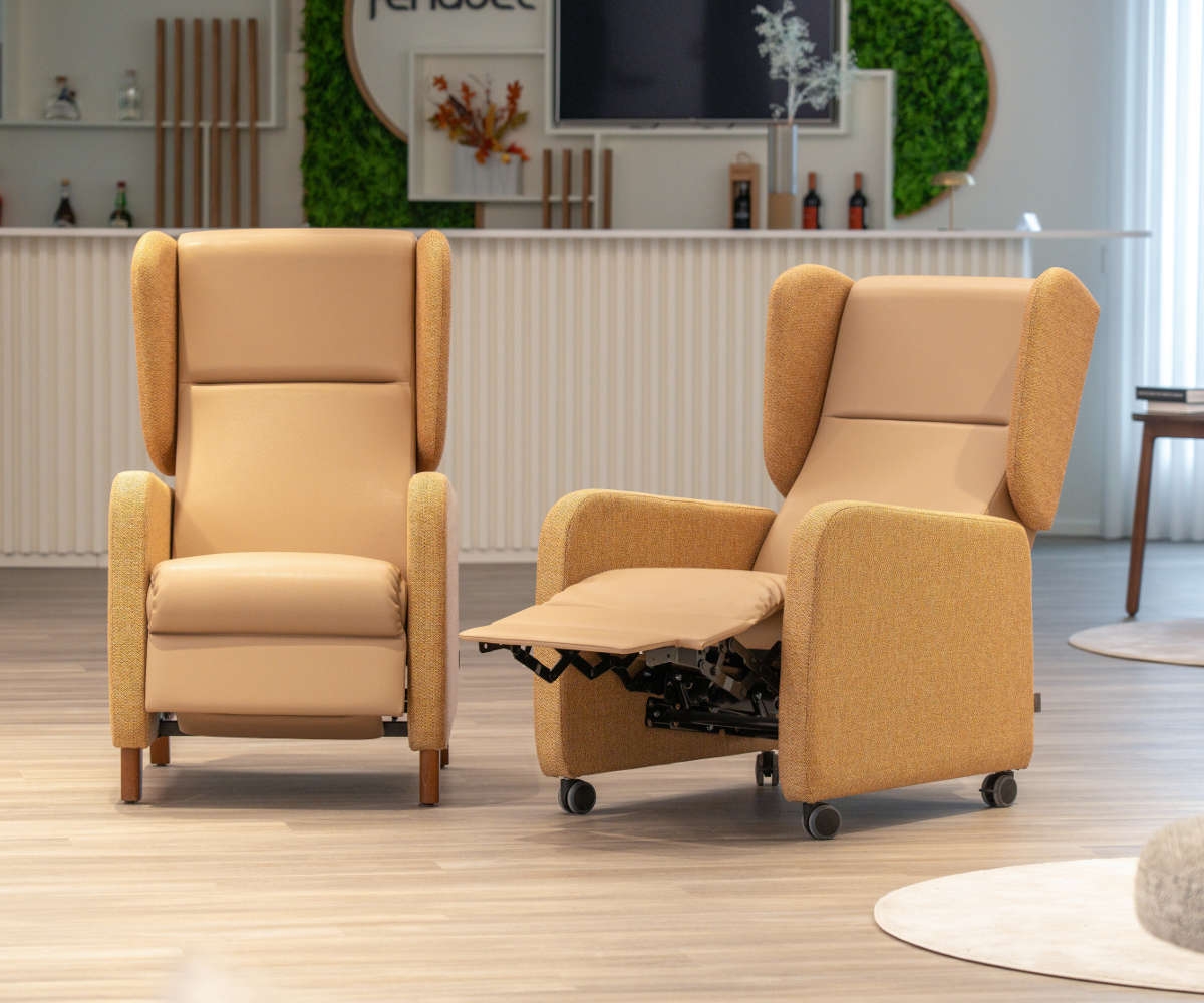 Funktionssessel SAGRES RELAX RD mit Liegefunktion auf Rollen