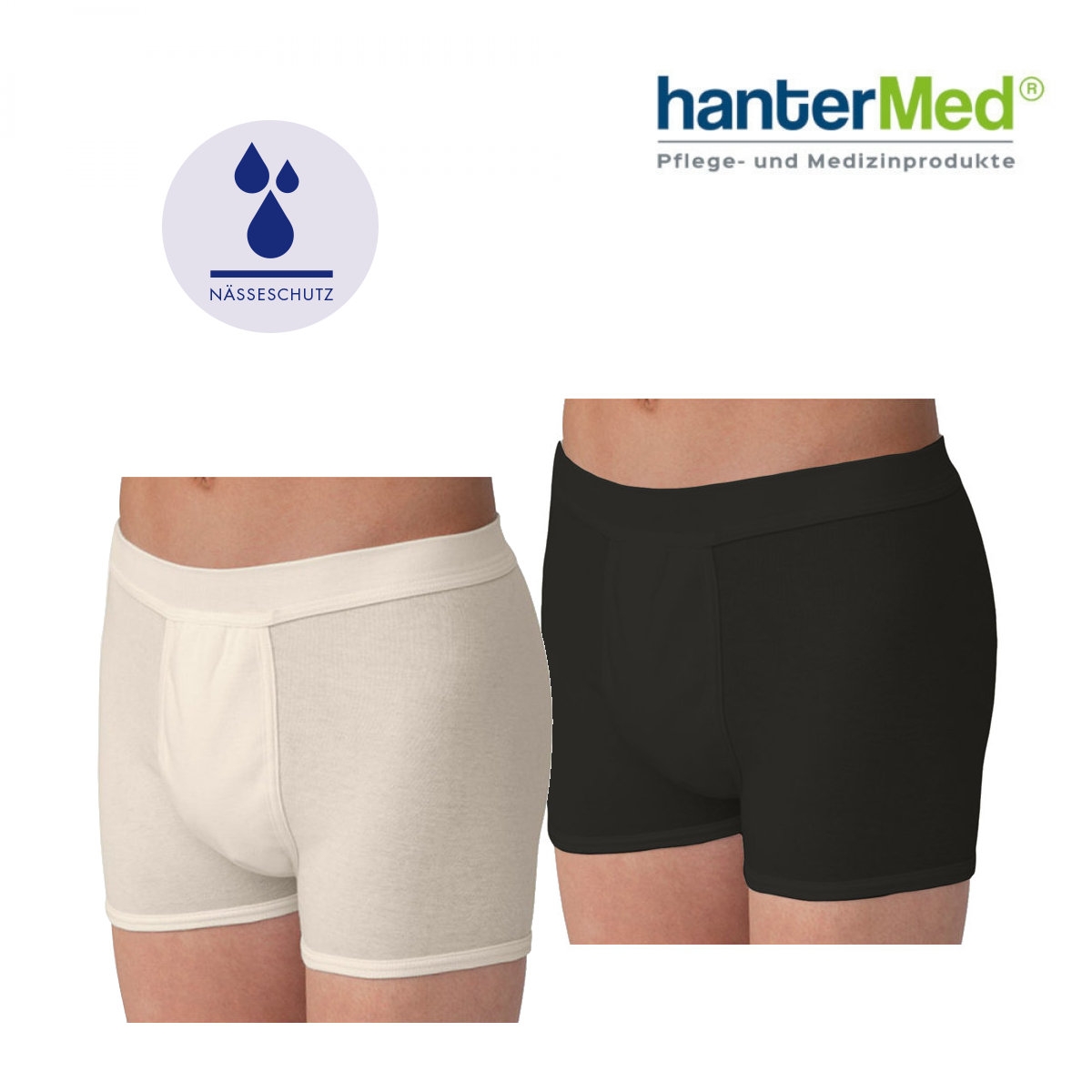 Herren Boxershort mit Nässeschutz, VE10