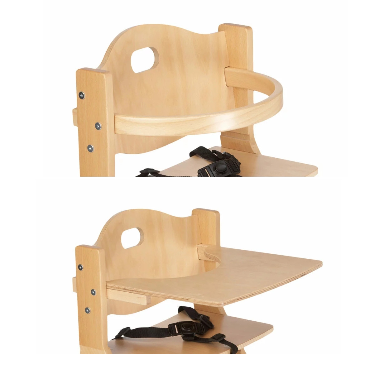 Preview: tiSsi® Kinder Hochstuhl Set mit Brustbügel