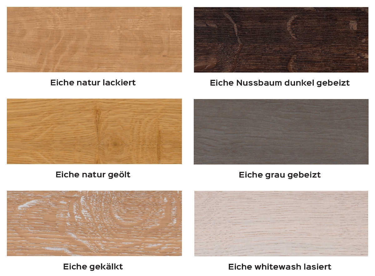 Preview: Tischplatte Asteiche Massiv 40 mm