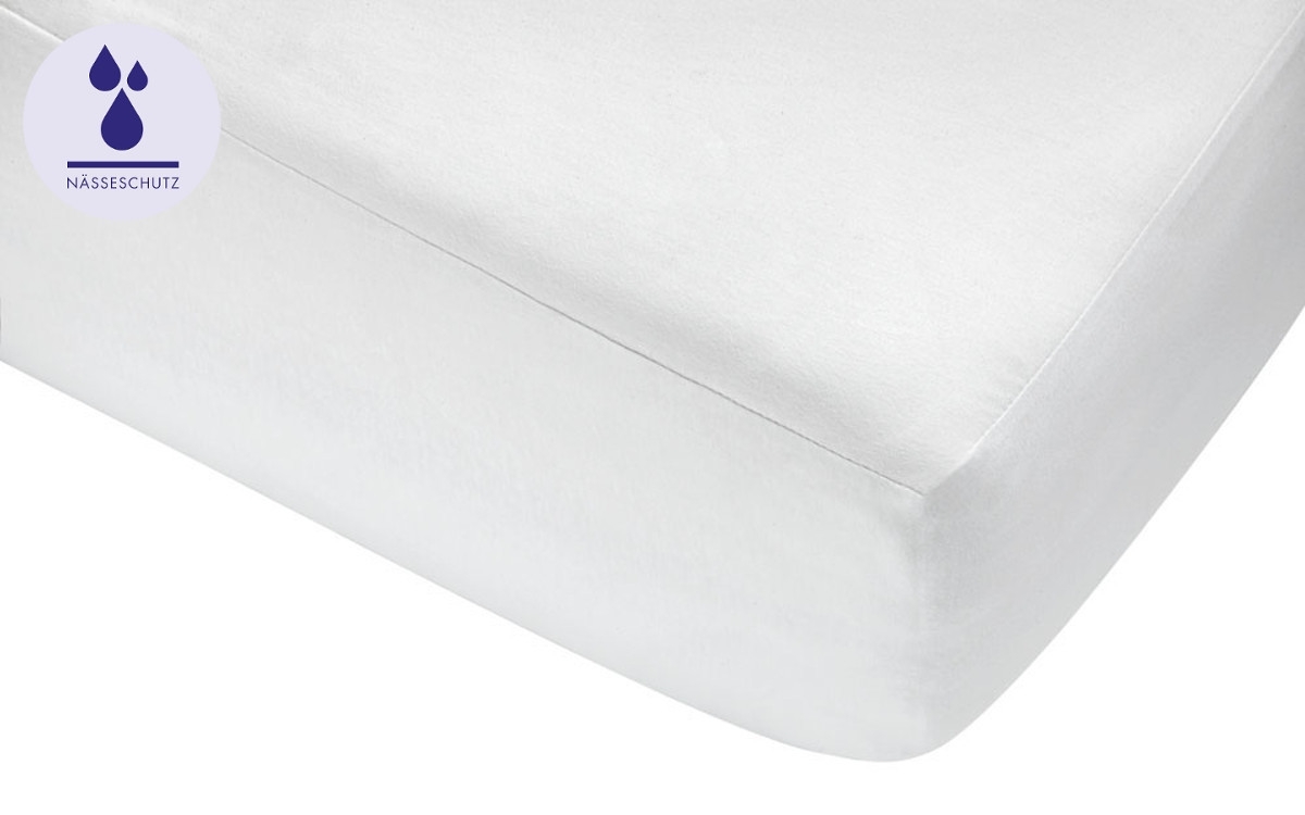 Jersey Hygiene Spannbetttuch 100% BW Unterseite PU beschichtet