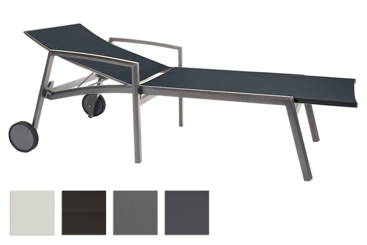 STERN® Rollenliege KARI Aluminium mit hohem Einstieg
