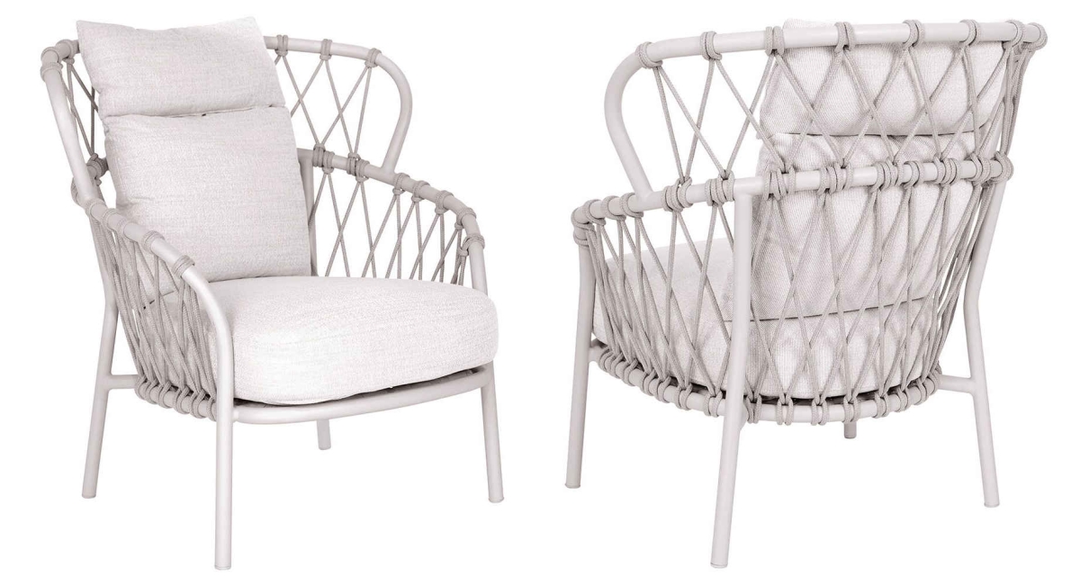 Preview: STERN® Pfauen Sessel KLEA mit Sitz- und Rückenkissen