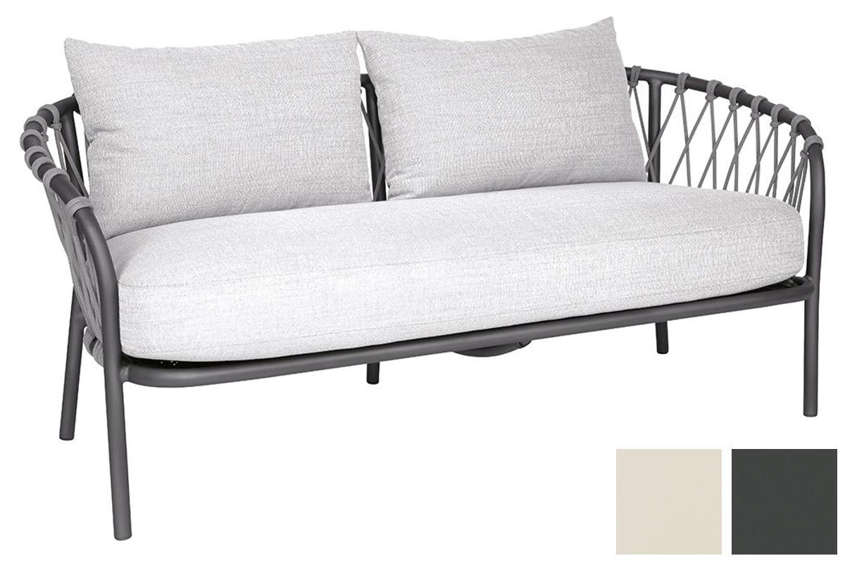 STERN® Lounge Sofa 2-Sitzer KLEA mit Sitz- und Rückenkissen