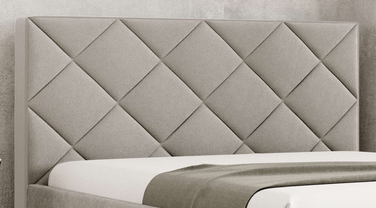 Boxspringbett MODENA 30 mit CARO Kopfteil