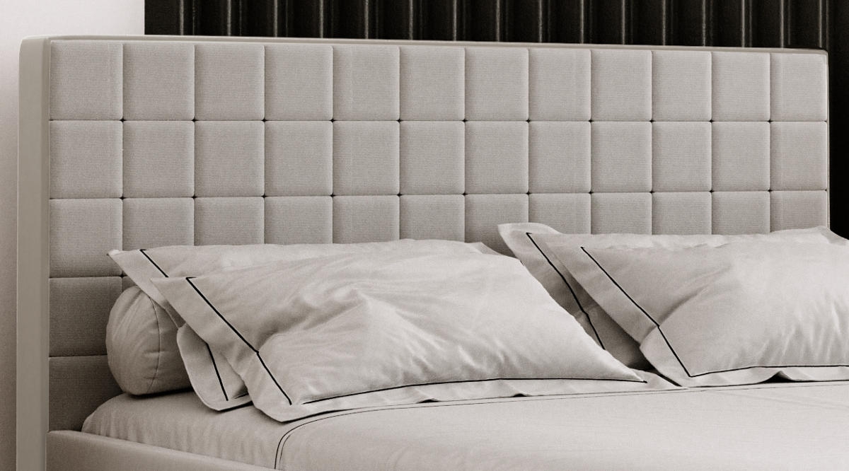 Preview: Boxspringbett MODENA 30 mit QUADRO Kopfteil