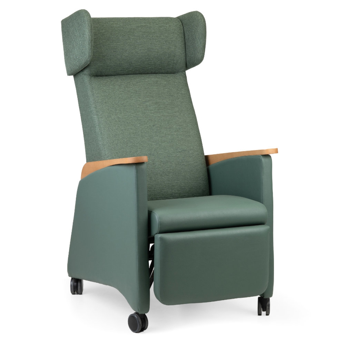 Funktionssessel KYARA RELAX BRM RD mit Liegefunktion auf Rollen