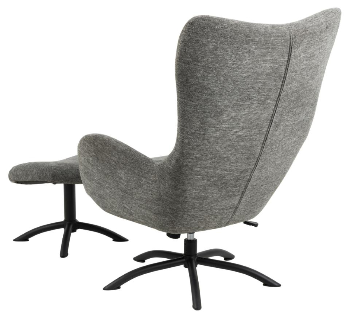 Drehsessel PORTOBELLO mit Hocker & Liegefunktion Stoff Skyland