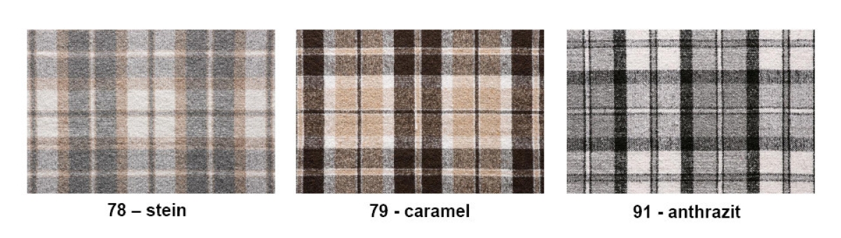 Preview: Plaid Wohndecke MARTINA Karo grob 150x200cm, VE8