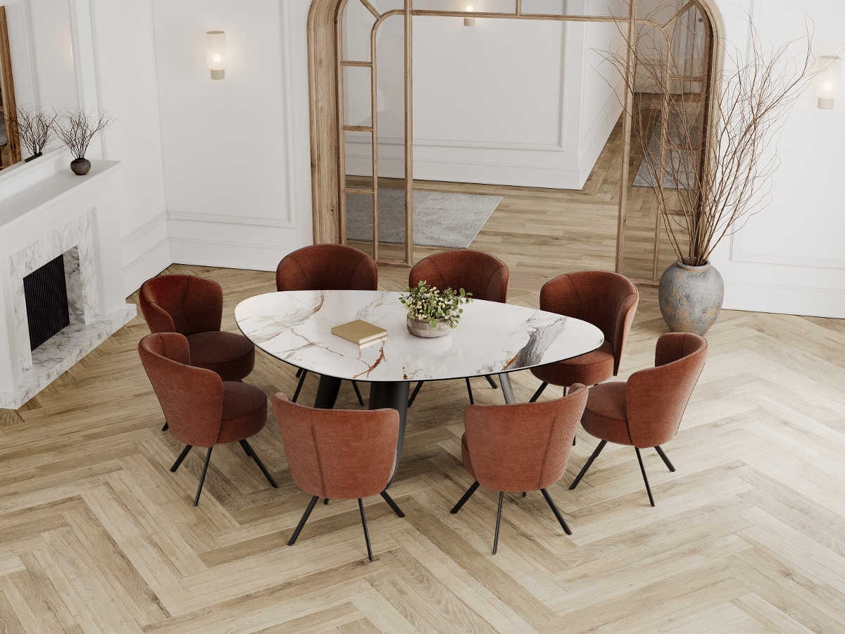 Preview: Stuhl PRAGUE mit 180° Drehsitz