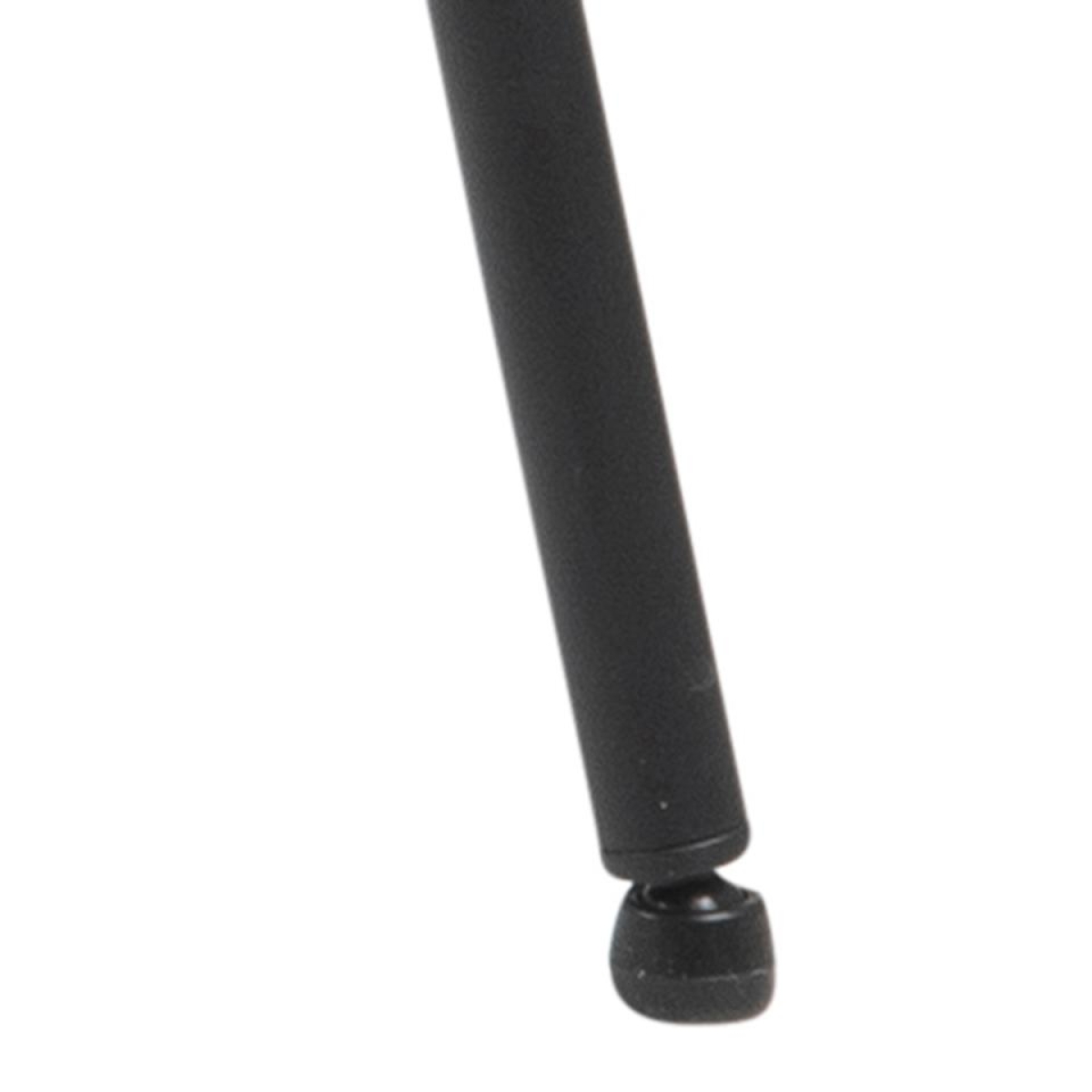 Armlehnstuhl PRATO mit Stoff Dublin schwarz, VE4
