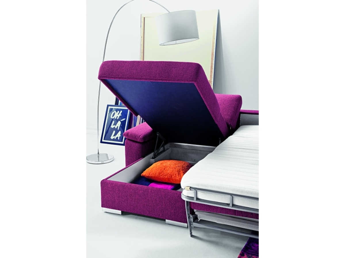 ROVALLO® Eck-Schlafsofa NOBILIS mit Ottomane