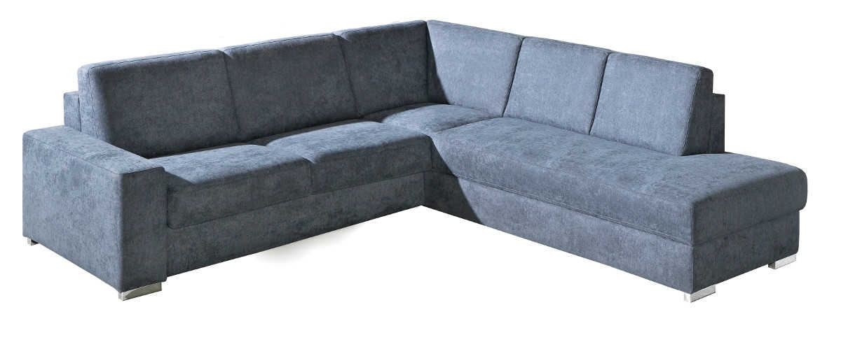 ROVALLO® Eck-Schlafsofa NOBILIS mit Spitzecke und Anbauelement