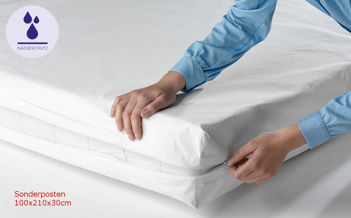 Seidenjersey Hygiene-Matratzenhülle 100x210x30cm