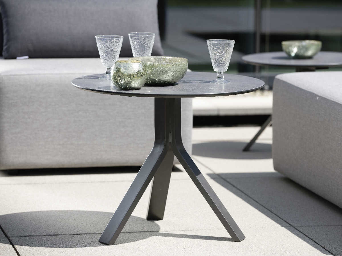 Preview: STERN® Beistelltisch FREDDIE Ø 55 Ø 60 Ø 65 cm
