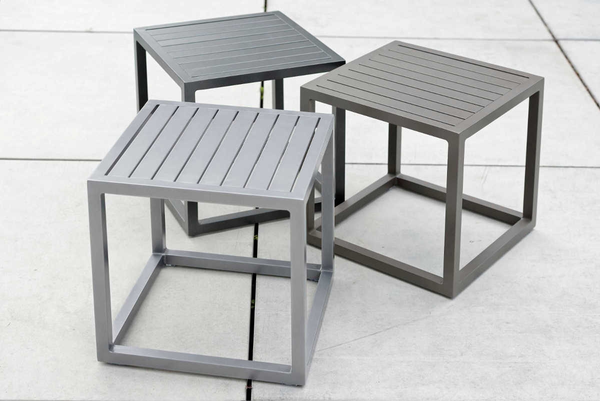 Preview: STERN® Beistelltisch ROBIN 40x40cm 4 Farben