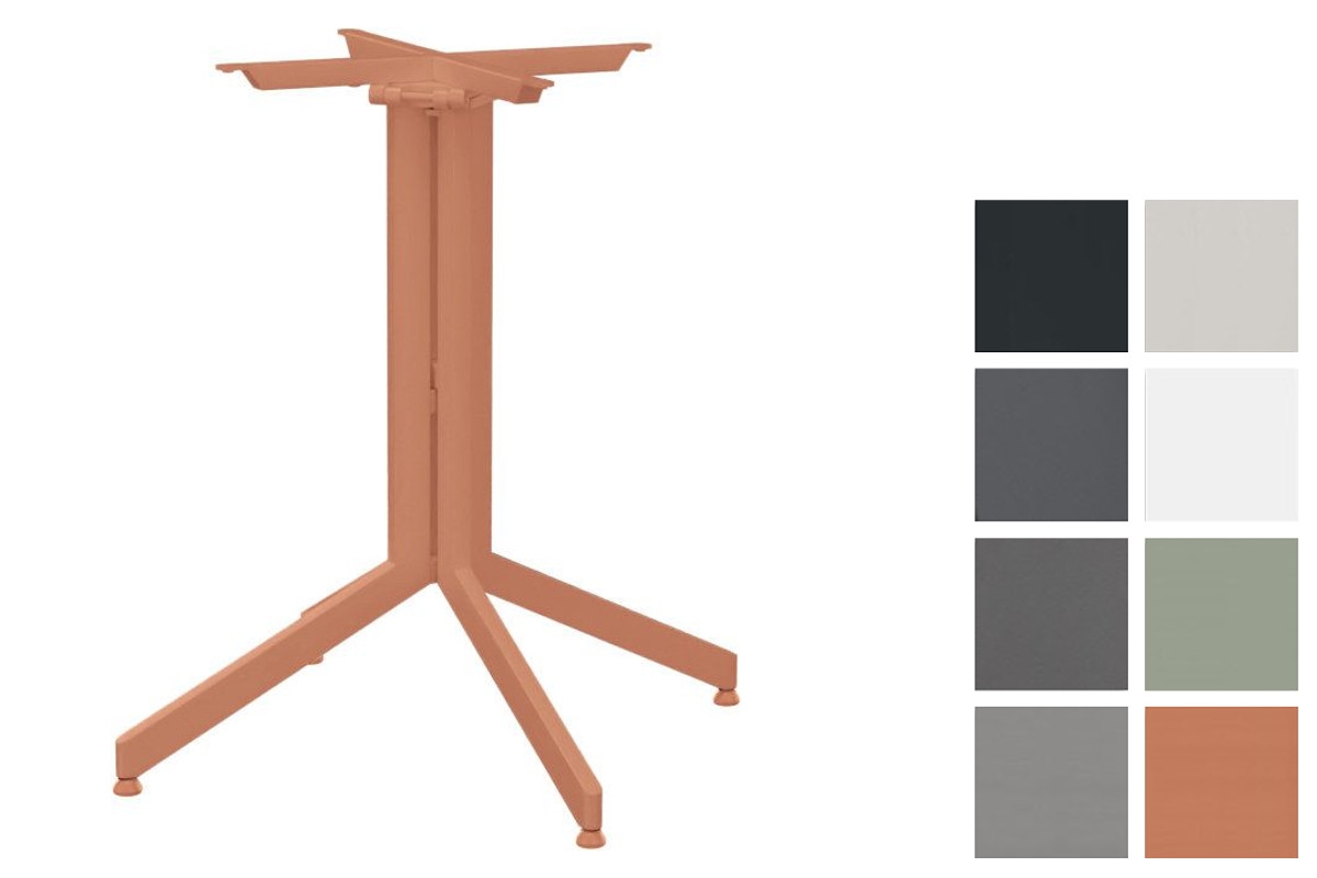STERN® Tischgestell FARO 4-Fuß Tischgestell, abklappbar in 8 Farben